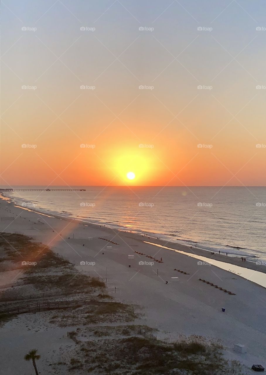 Sunrise on the Gulf of Mexico 