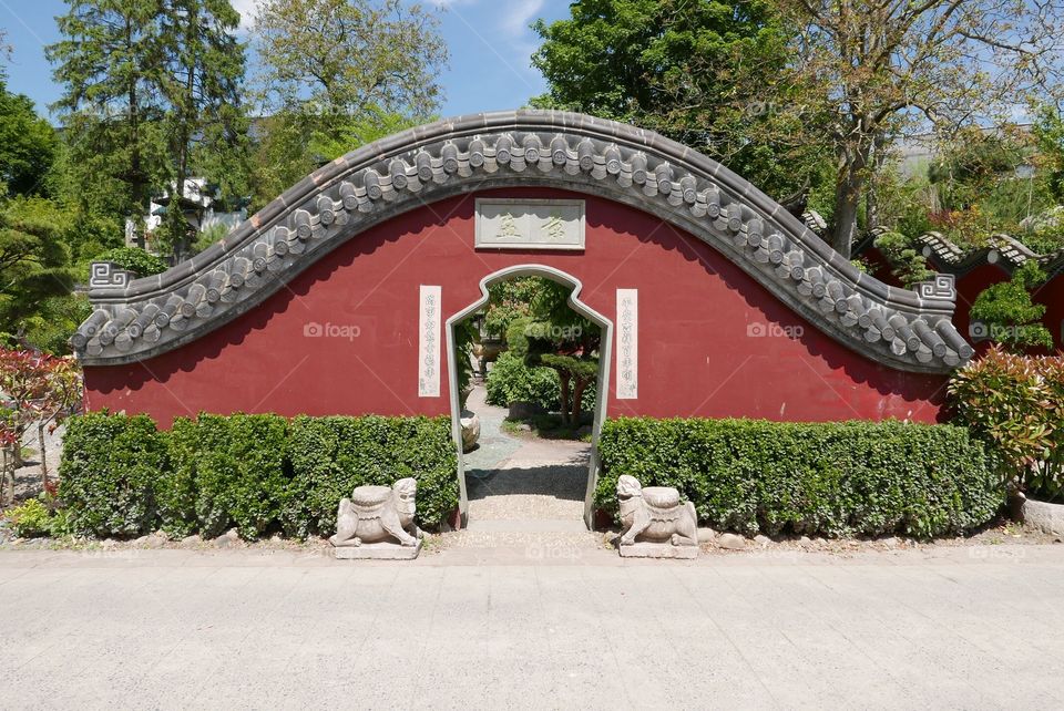 Structure in Pairi Daiza, Belgium.