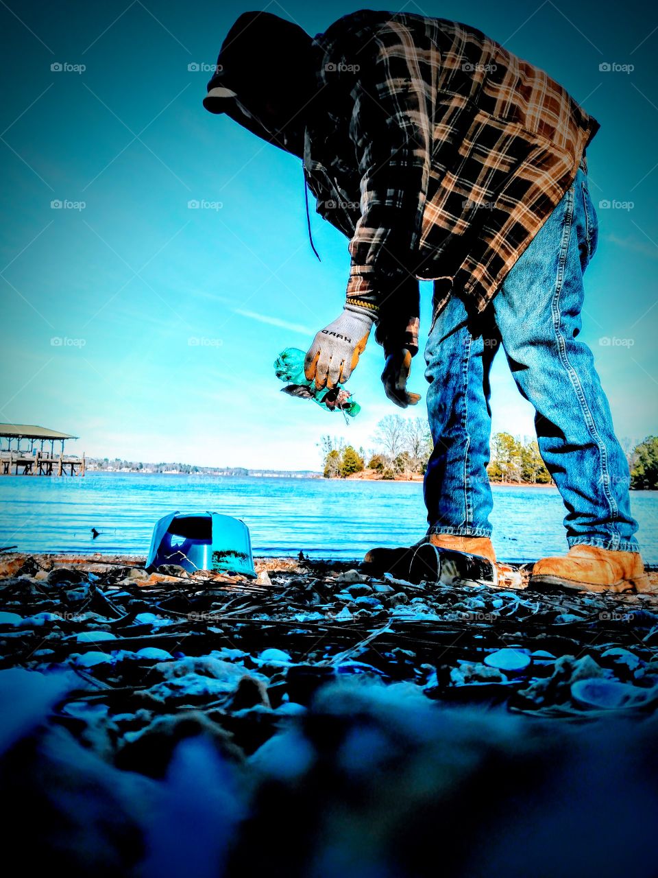 clean up one piece at a time