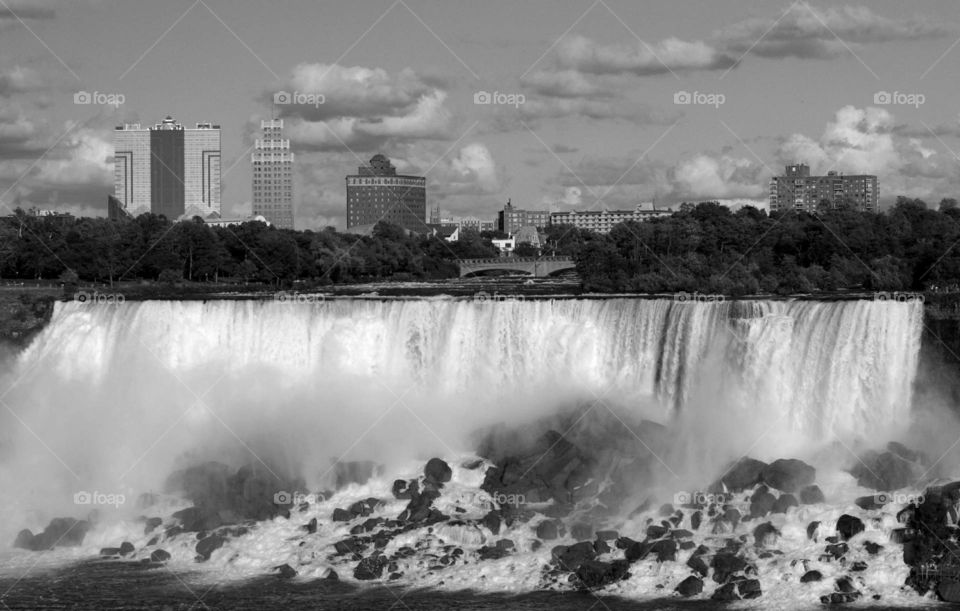 Waterfall. Niagara Falls 