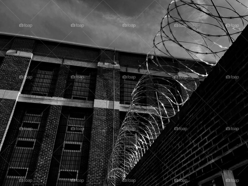 Prison razor wire