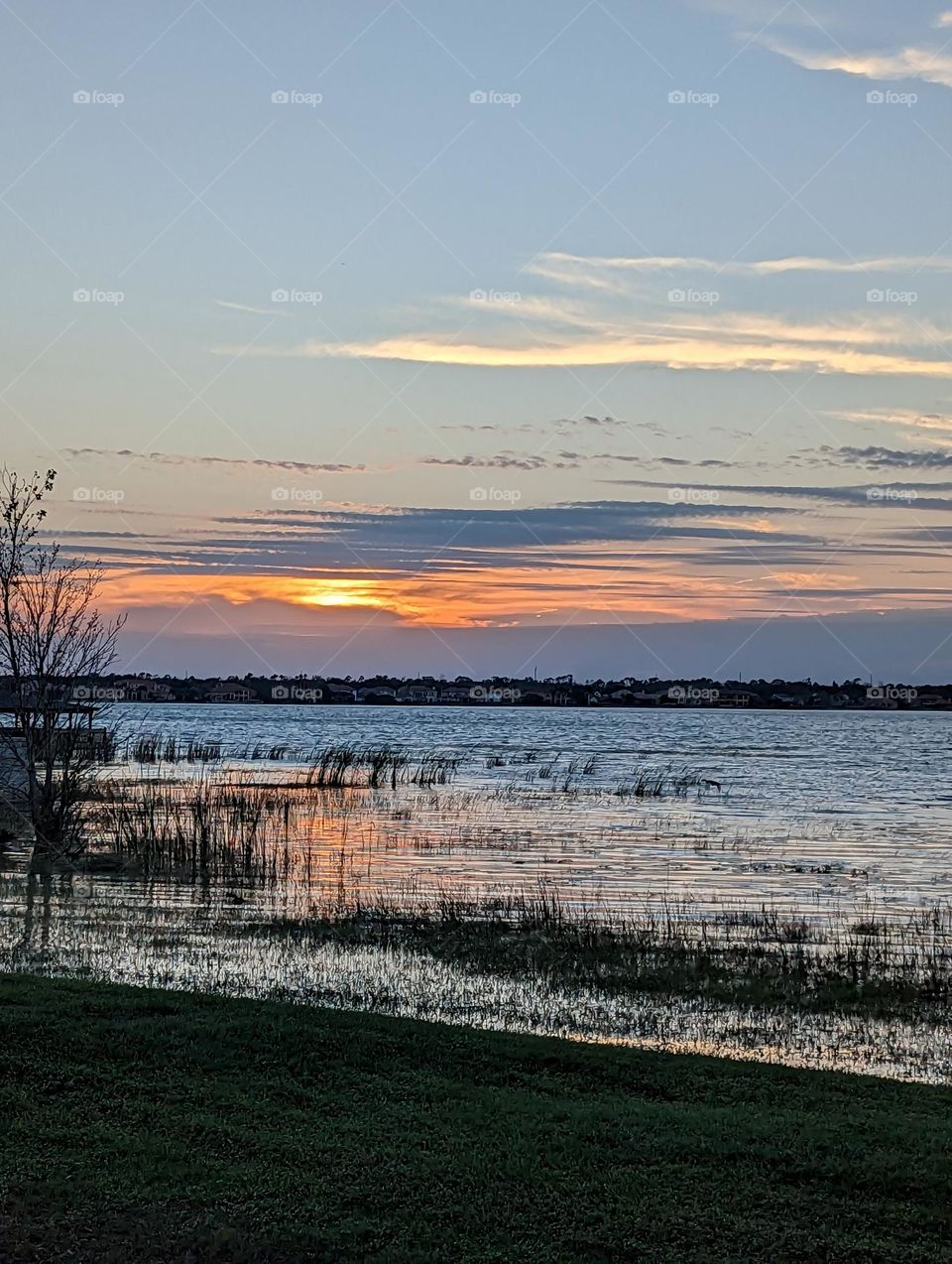 crisp evening on the lake