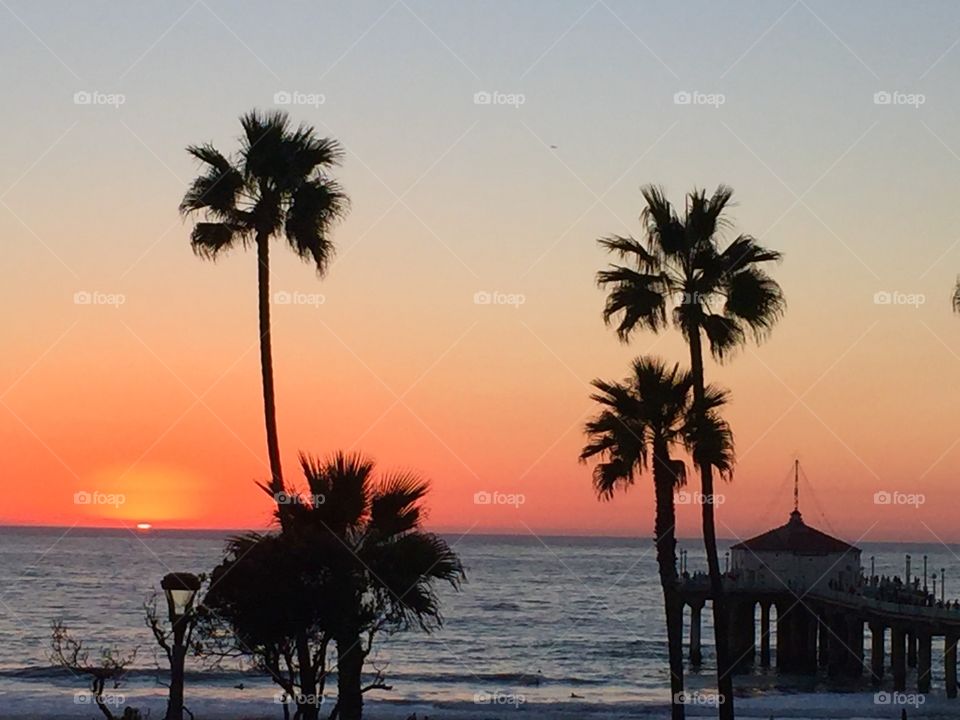 Manhattan Beach Pier & Sunset