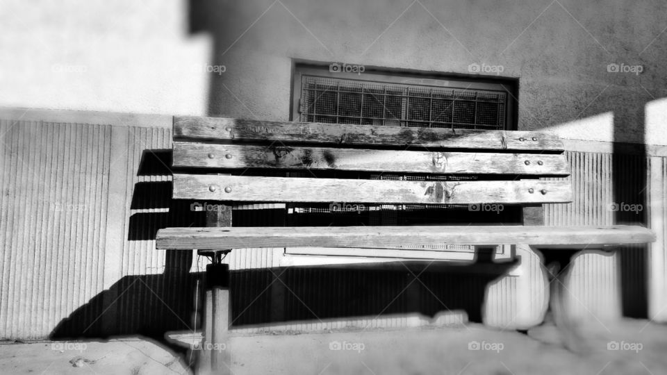Empty bench