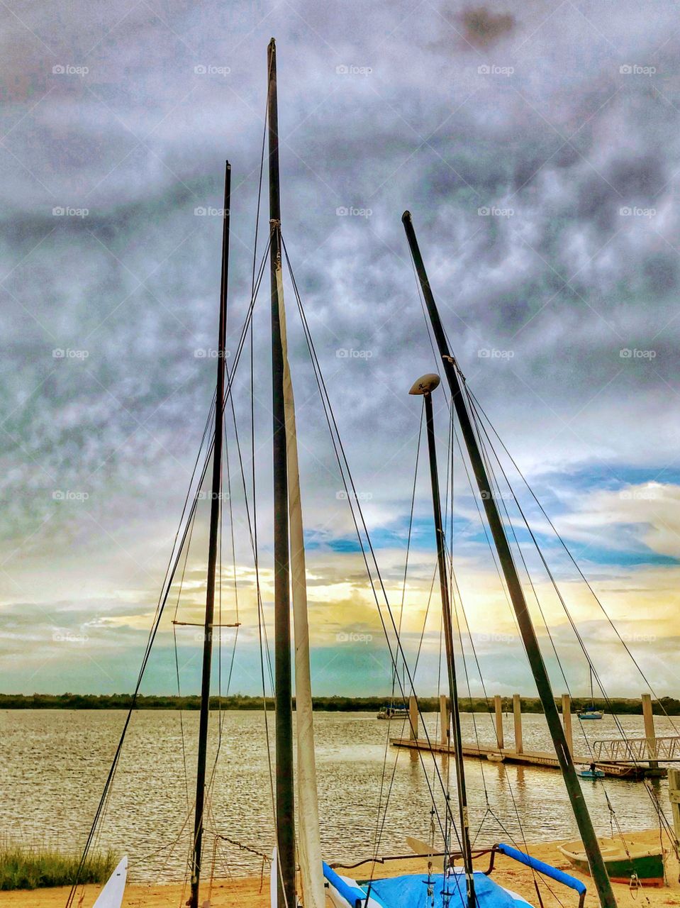 Evening sky over Matanzas River