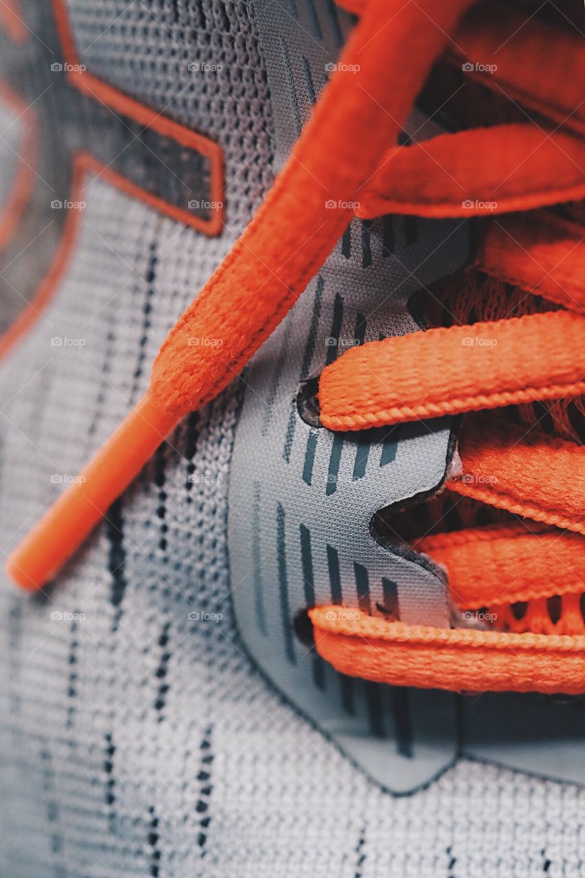 Macro Shot Of Shoelaces, ASIC Tennis Shoes, ASIC Portrait, Closeup Of ASIC Shoes, Textures Of Tennis Shoes, Macro Shot Of Patterns