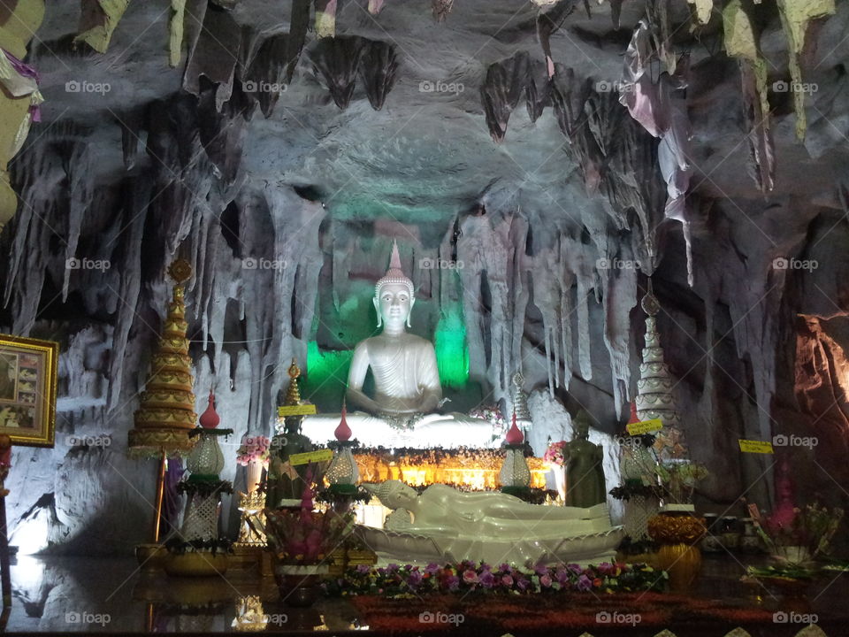 Temple in cave