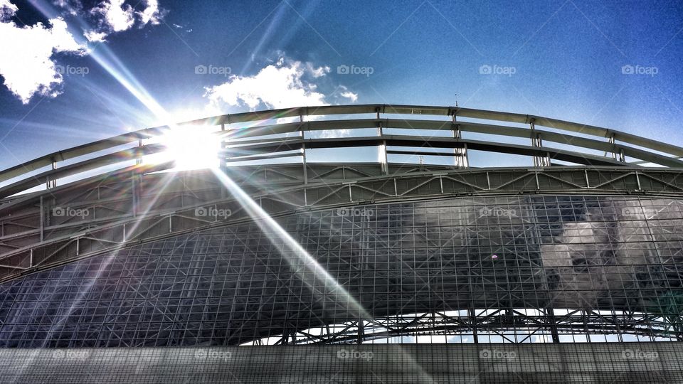 Architecture. Retractable Roof at Miller Park