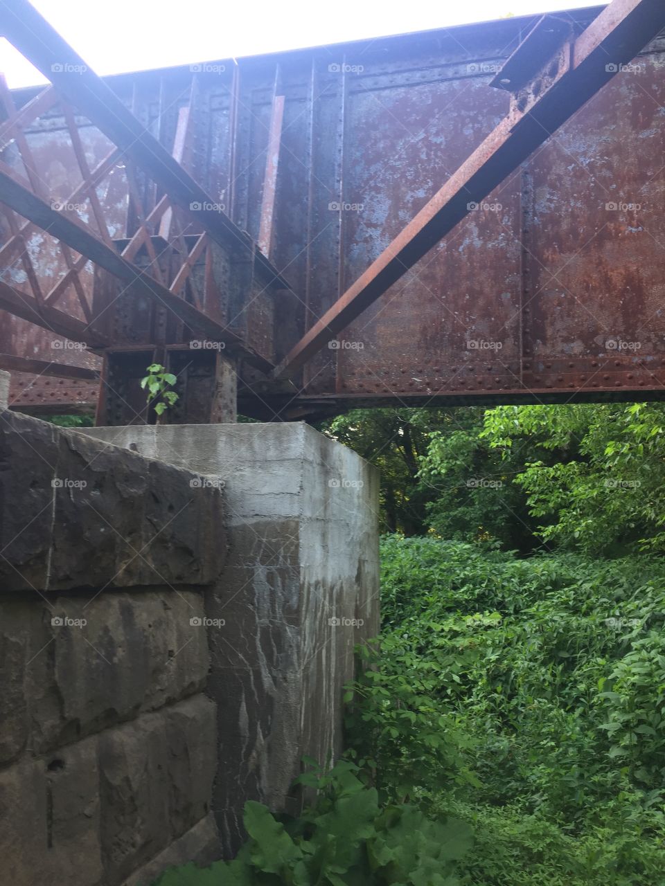 The old railroad bridge, Nelsonville ohio