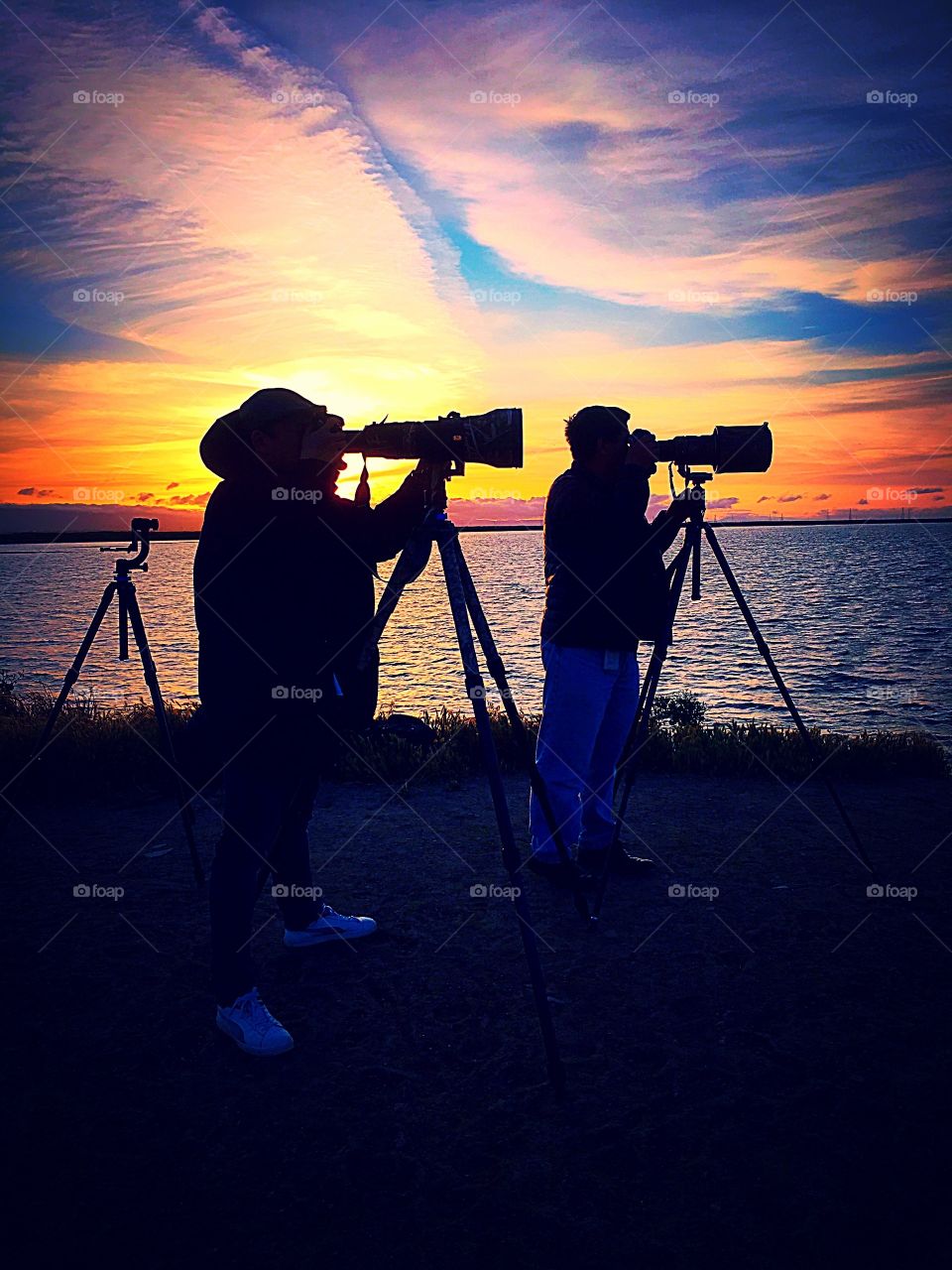 Playing with lights and photographers 