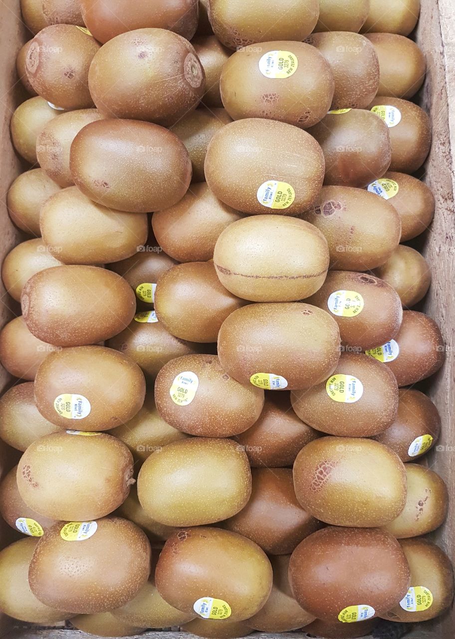 Fresh Kiwifruit gold fruit and vegetables