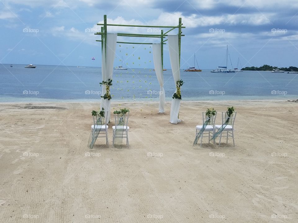 Beach wedding Arch
