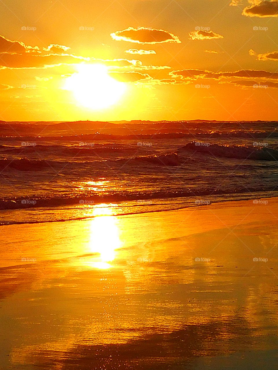 The sky resembled a prism; all the colors blended perfectly together. It's as if the colors and intensity of the light is just right!