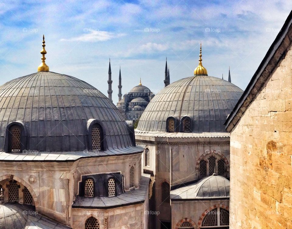 The Blue Mosque from Hagia Sophia