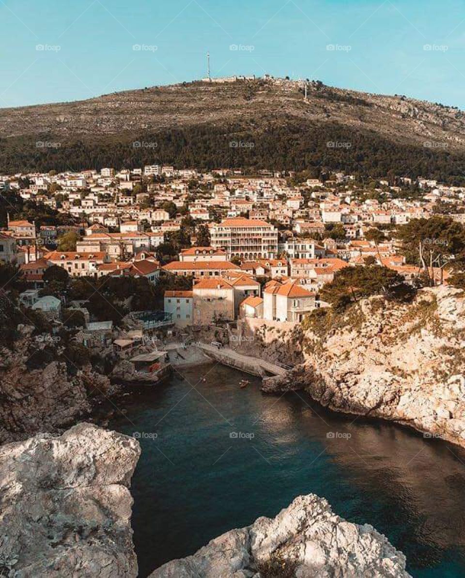 Dubrovnik city from Croatia