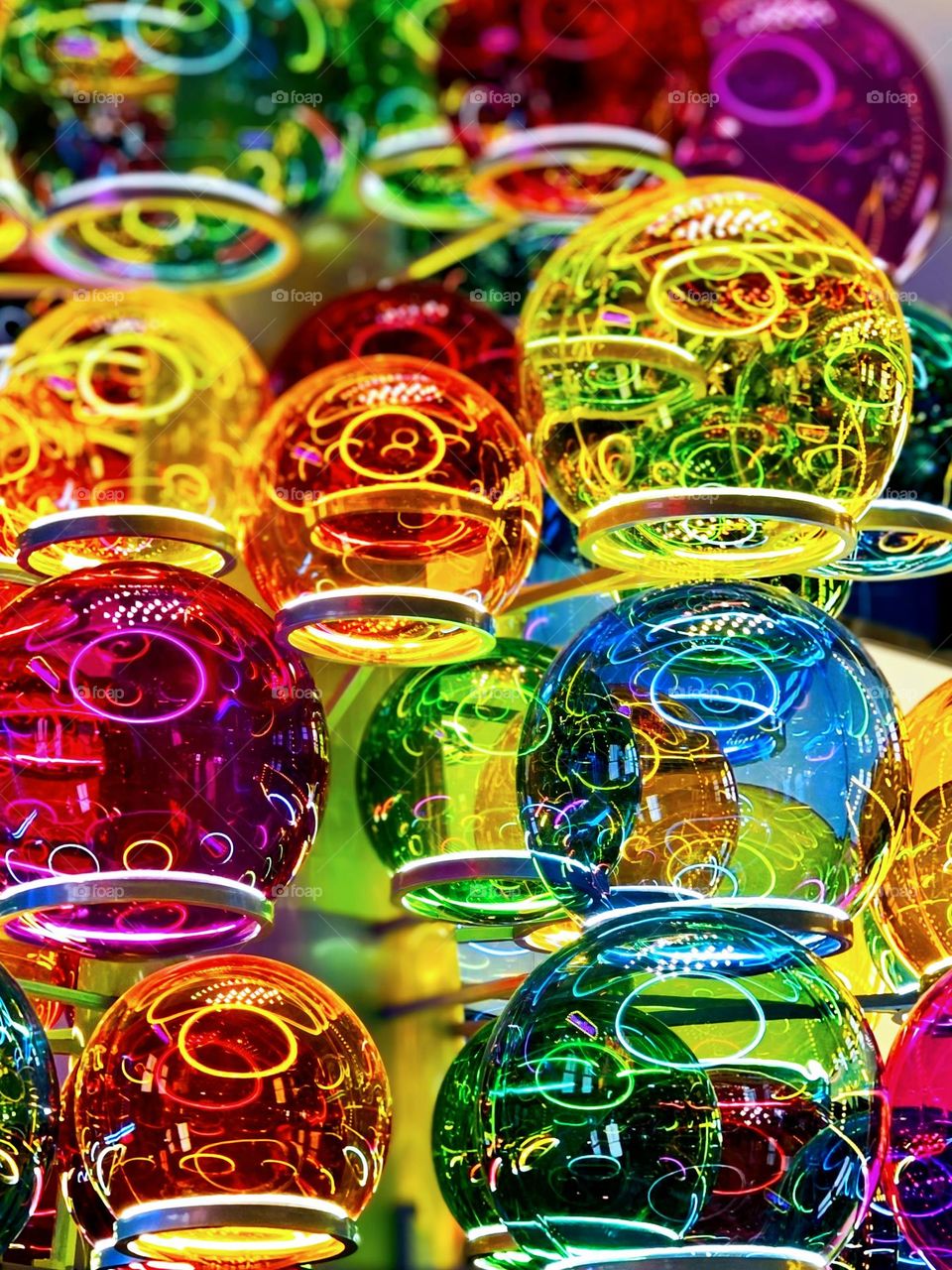 Colorful festive decorations