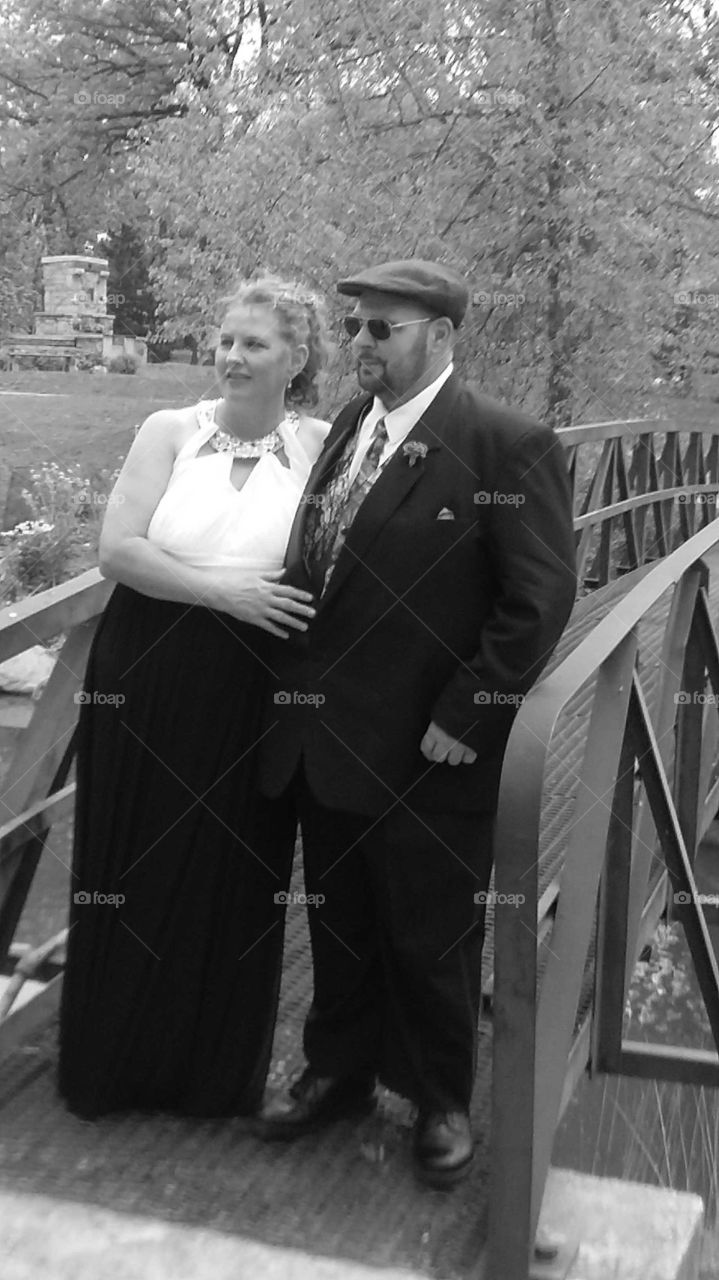 mother and father at sons weeding