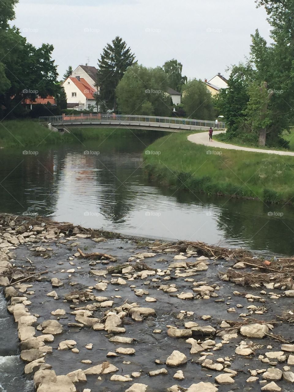 At the River. The River Nidda