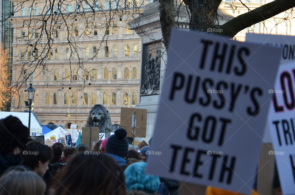 Captured at London Women's March 2017