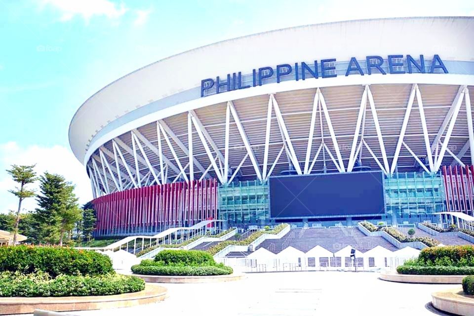 The Philippine Arena.