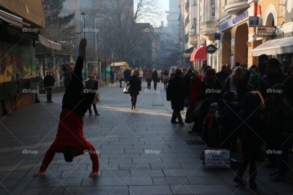 People, Street, City, Group, Many