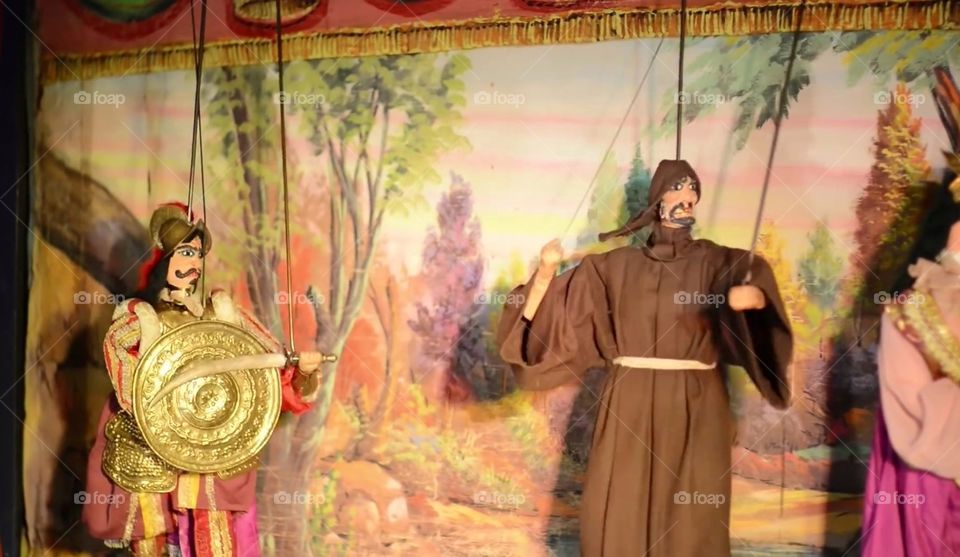 Pupi siciliani. Museo Pitrè, Palermo