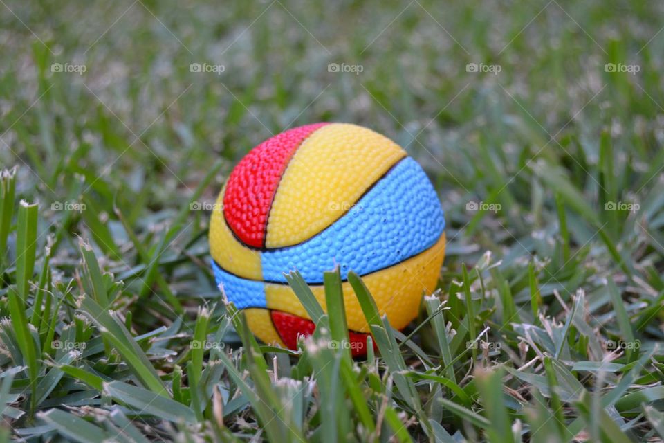 ball on grass