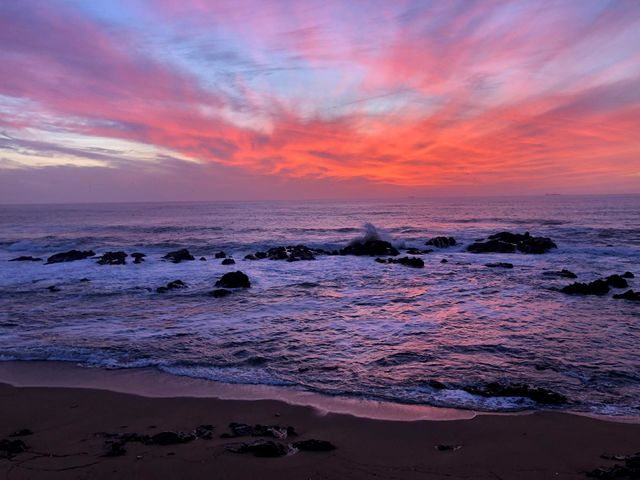 Sunset in Porto, Portugal 
