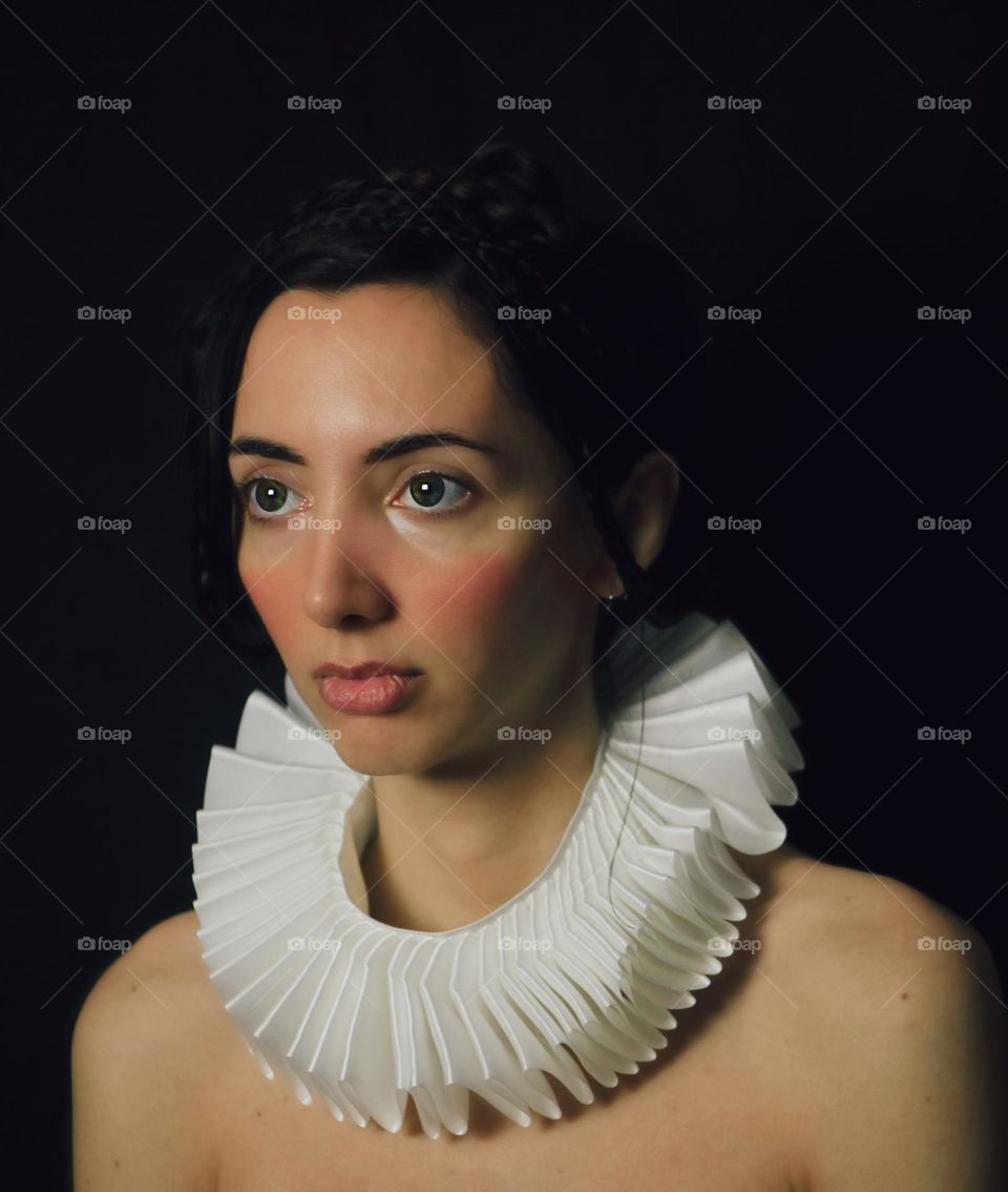 Renaissance inspired studio portraits