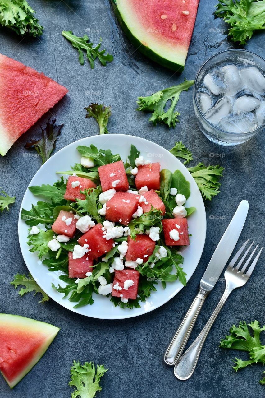 Watermelon salad 