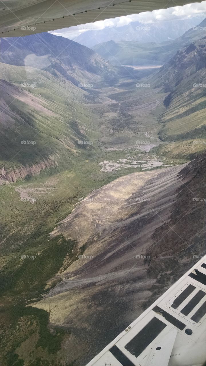 High mountain valley