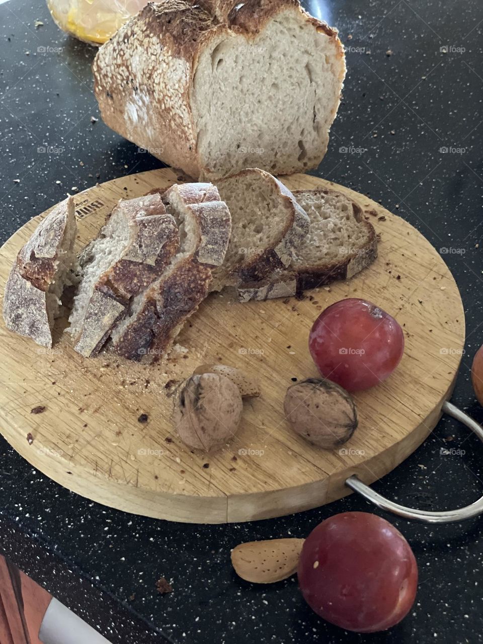 Home baked bread 