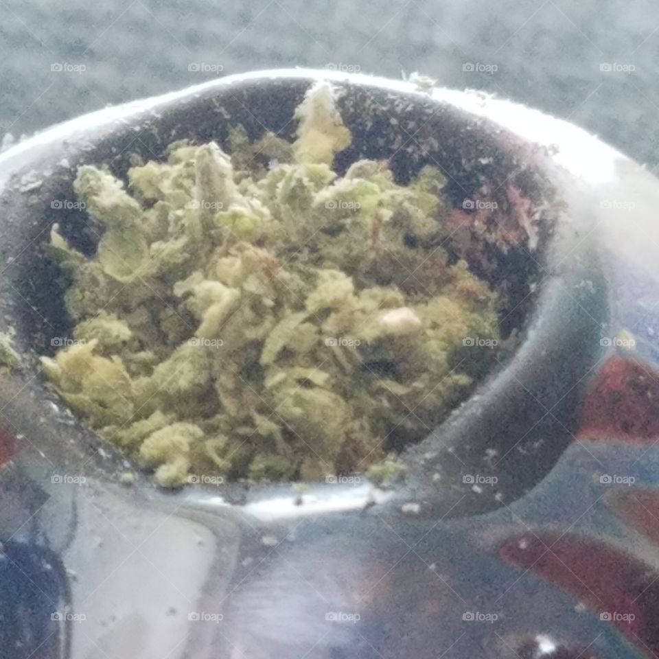 Desktop, Pot, Smoke, Herb, Closeup