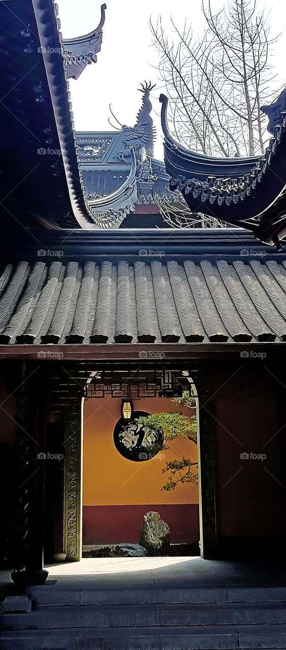 Shanghai Jade Buddha Temple Building