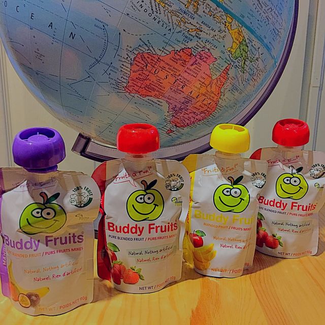 At school with buddy Fruits 