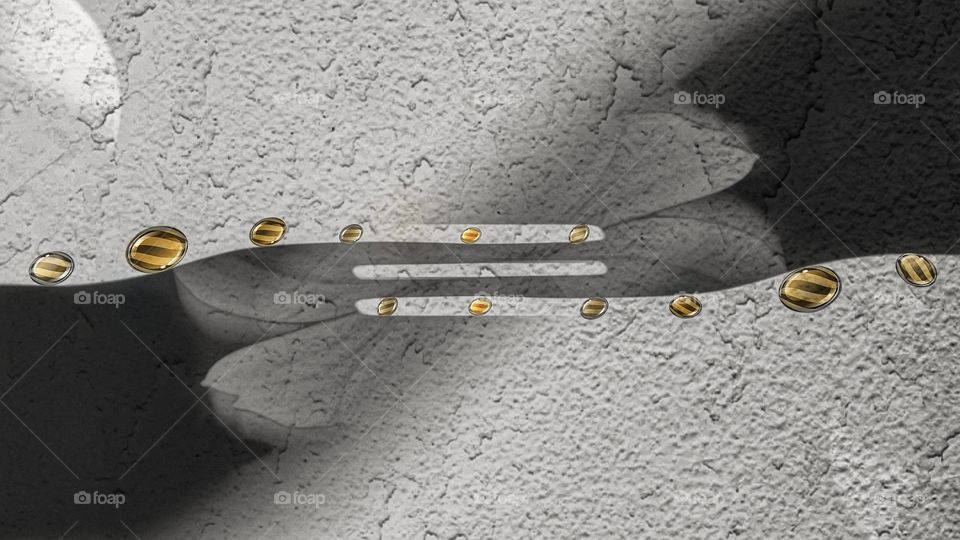 forks shadows abstract background