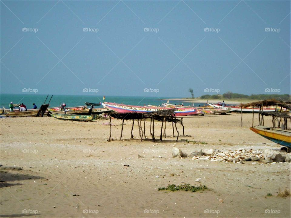 Senegal fishing boats