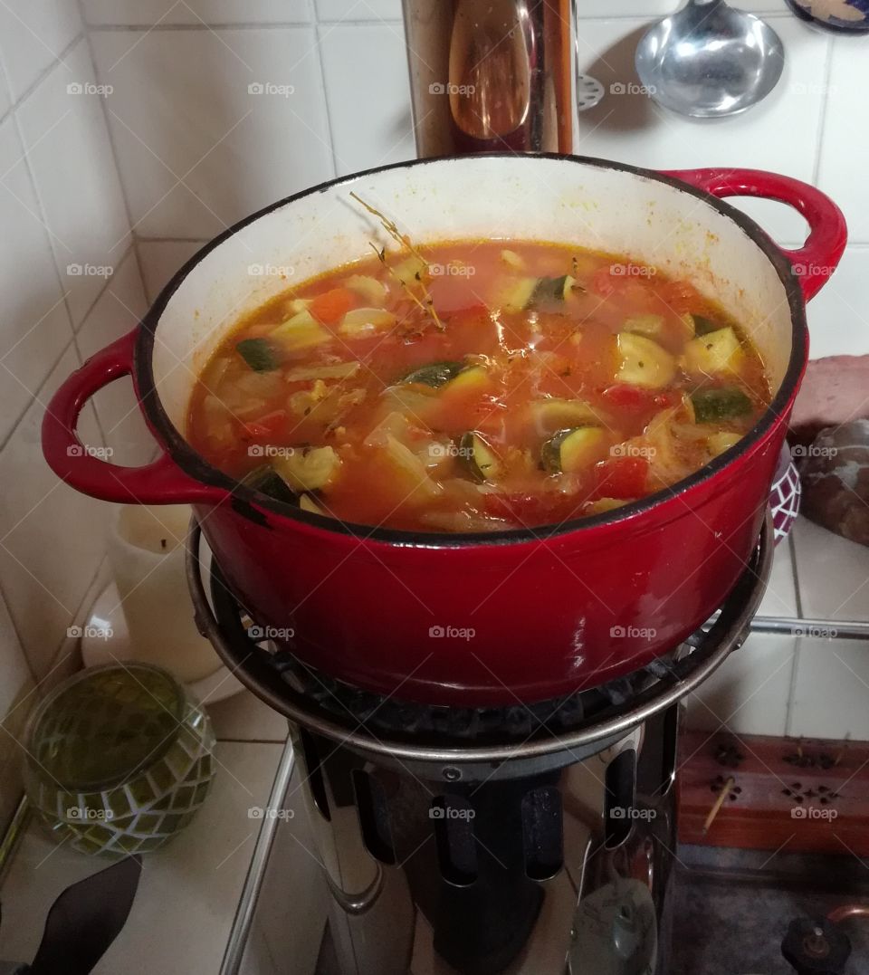 stew on the boat stove