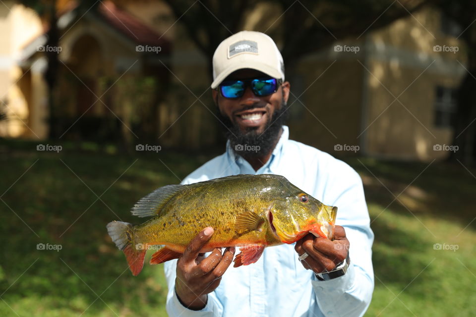 All Smiles With A Peacock Bass