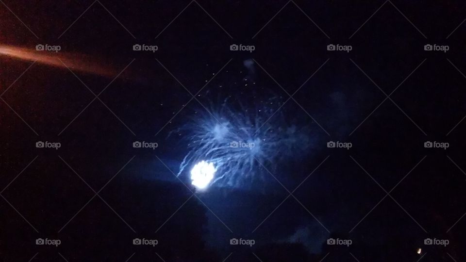 Fireworks, Astronomy, Moon, Flame, No Person