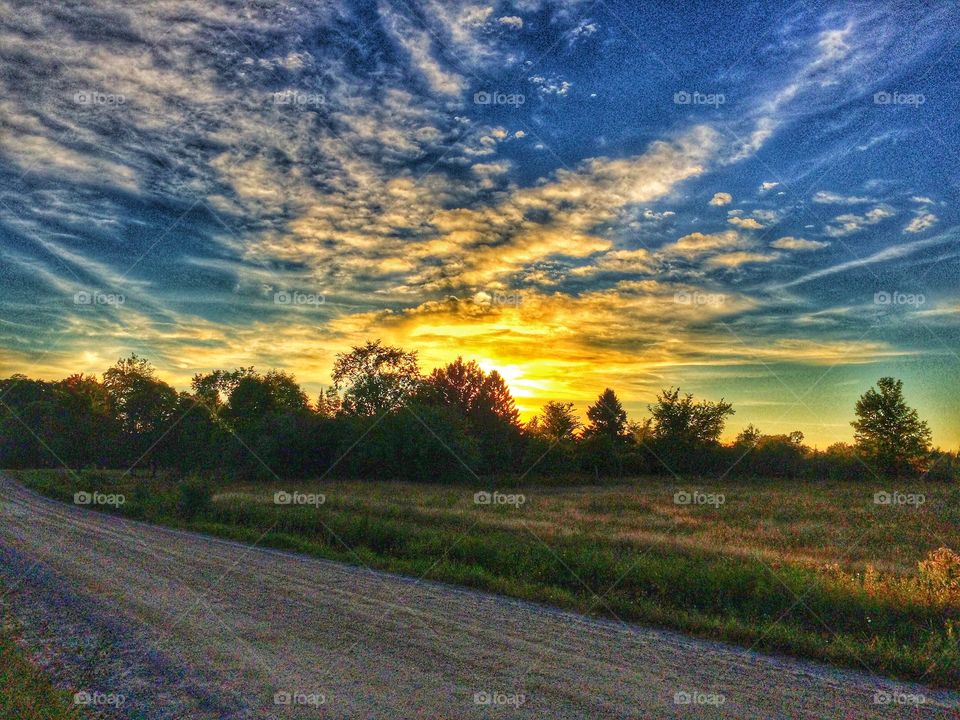 Sunset in New Hampshire 
