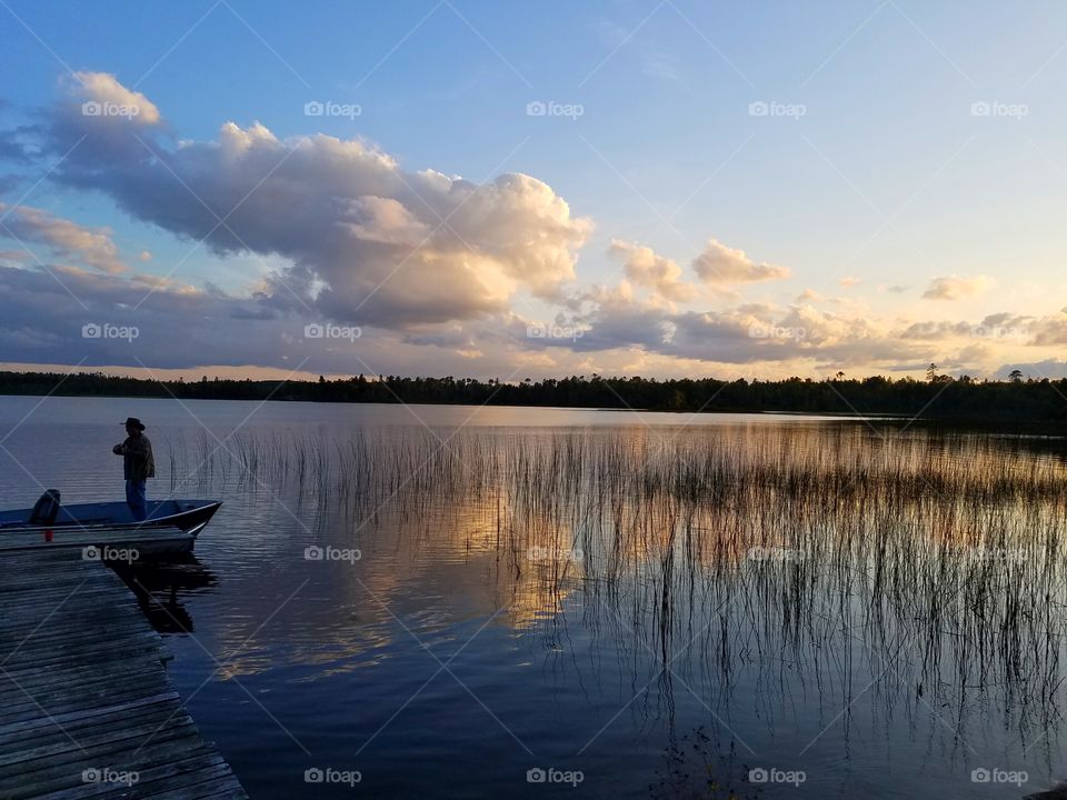 sunset in Minnesota