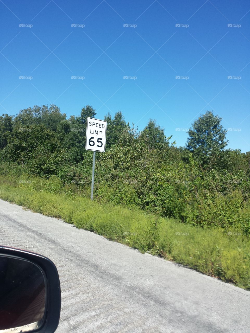 Road Signs Speed Limit 65