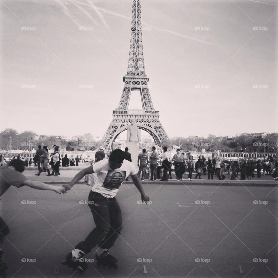 Rollerblades in Paris