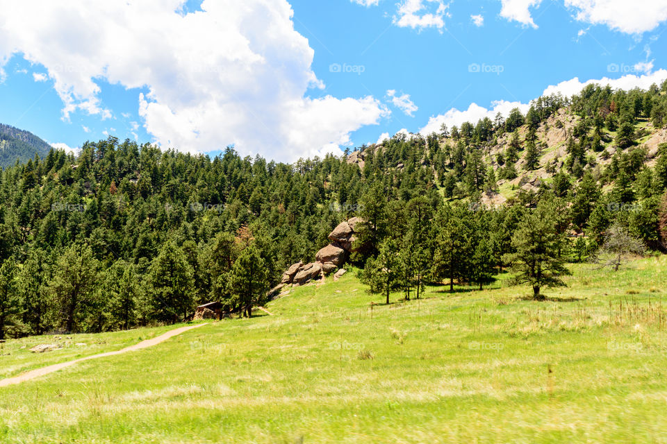 Boulder Colorado foothills 