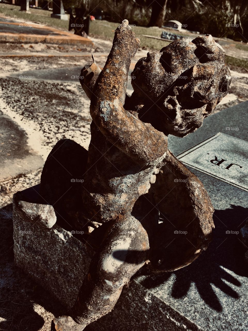 Angel statue at Ocoee Cemetery