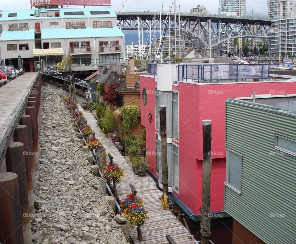 Houseboats on Granville Island