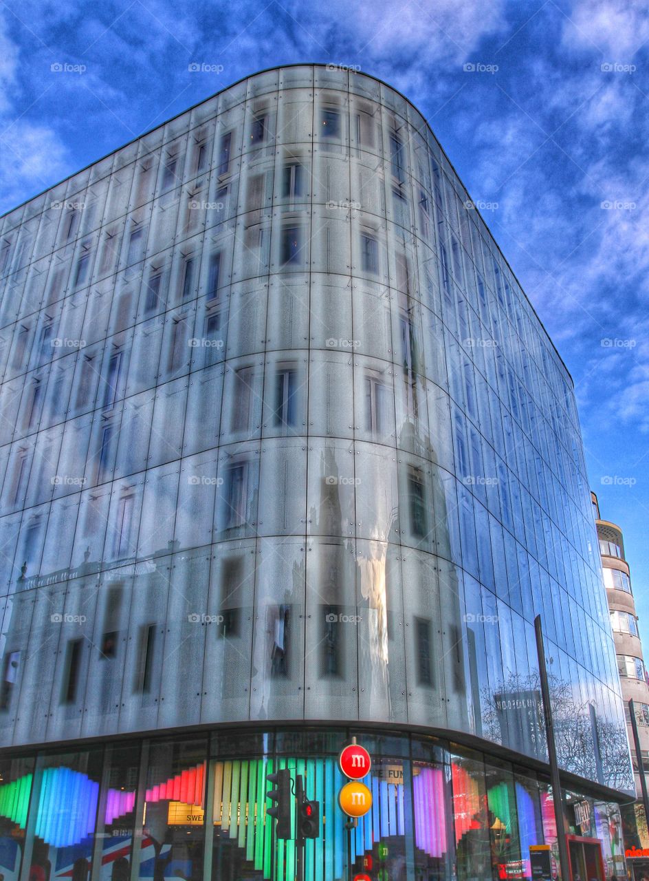 The M&M's building in Leicester Square, London.