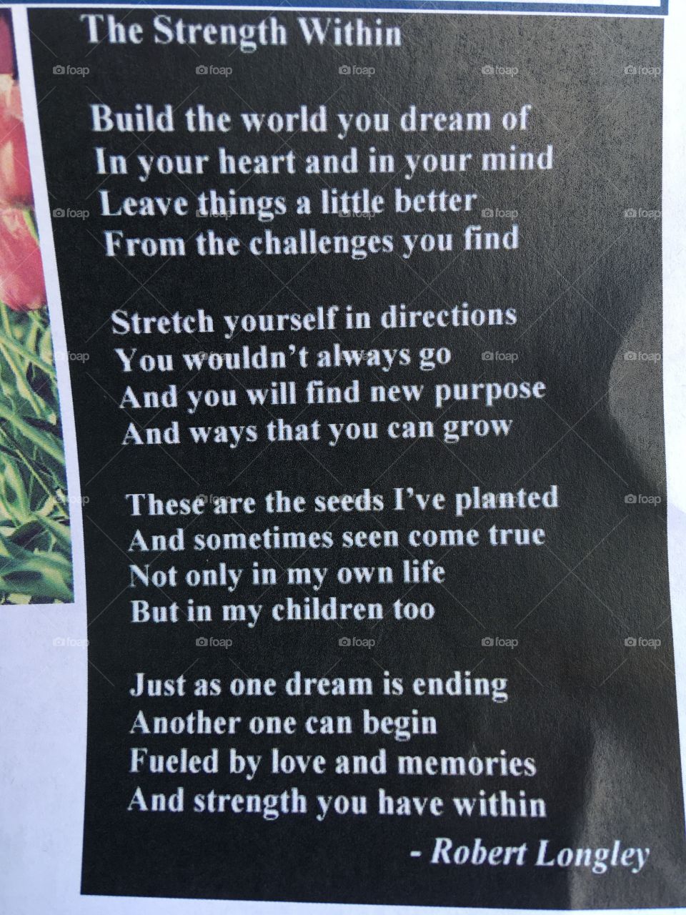 Just a little something I read today hope you all enjoy! Have a safe and happy day!