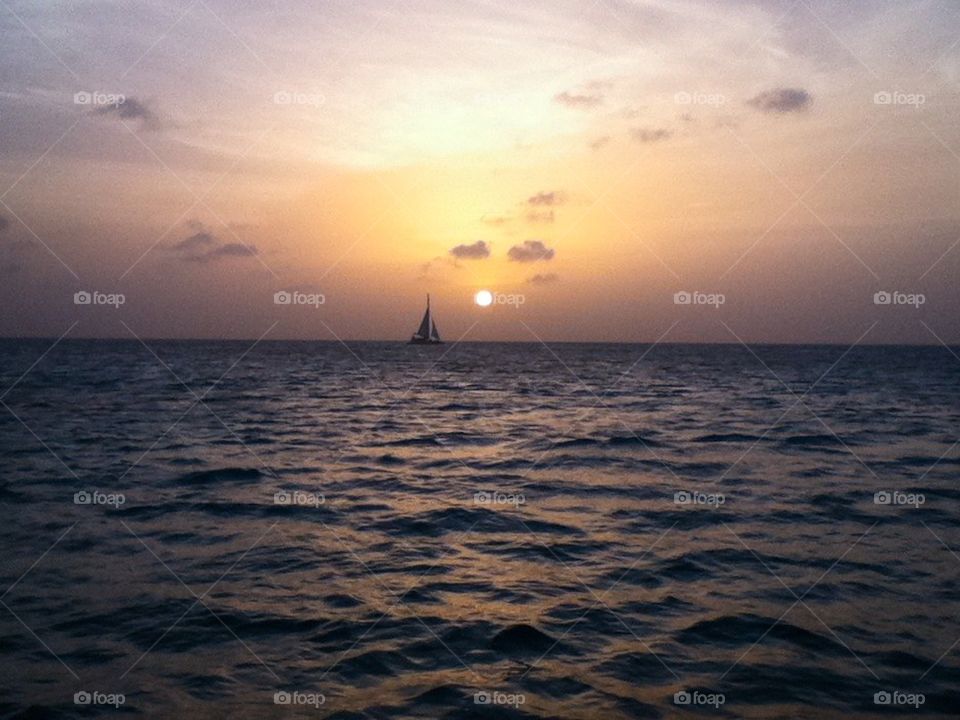Aruba sunset